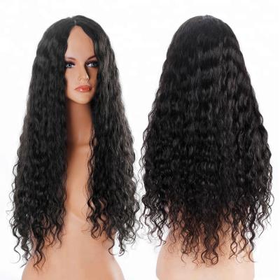 China Water Wave Mink Cuticle Aligned India Hair Silk Base Full Lace Wig Price for sale