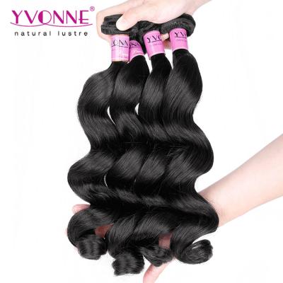 China Yvonne Premium Grade 100% Loose Virgin Human Hair Loose Wave Wave For Women Color Brazilian Hair Bundles 8-30inch for sale