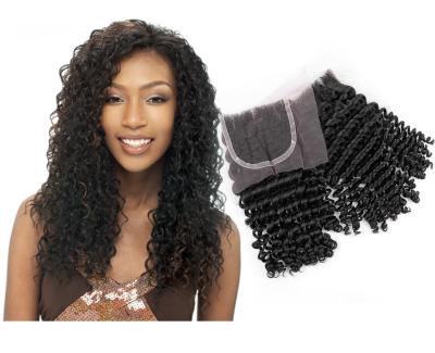 China Yvonne Hair Aliexpress Curly Curly Lace Closure Brazilian Hair Hair For Black Women for sale