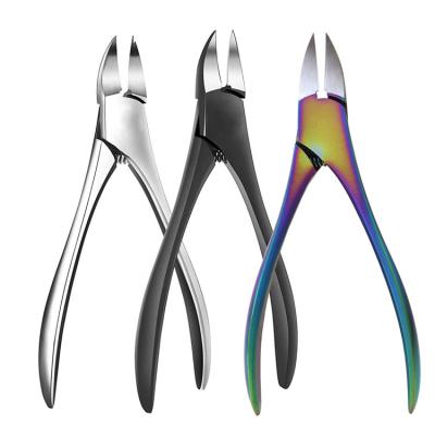 China Professional Nail Nipper Tools Set Stainless Steel Cuticle Trimmer WELLFLUER Portable Special High Quality Edge Cuticle Cutter for sale