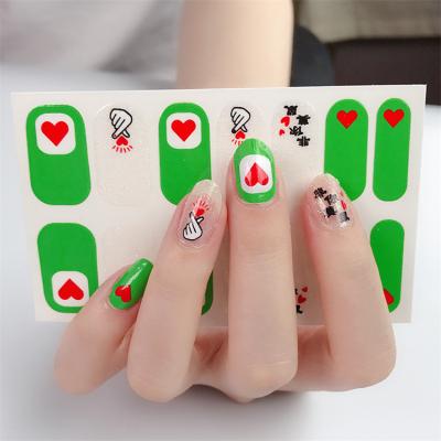 China For Decoration Wellflyer NAST-002-3 Series Luxury Nails Art Adhesive Stickers With Simple Beauty Patterns, Nail Decoration For Women Girls Kids for sale