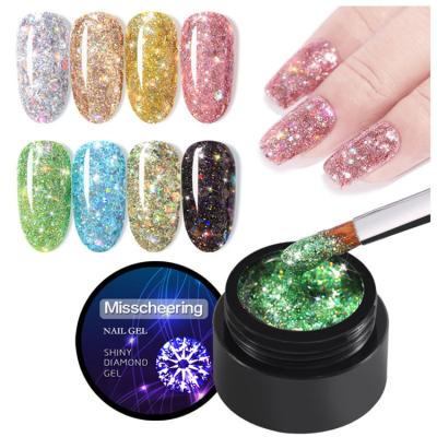 China Long Lasting Nail Art Foil Glue Gel Foil Stickers Nail UV Line Drawing Transfer Tips Manicure Art Gel Painting for sale