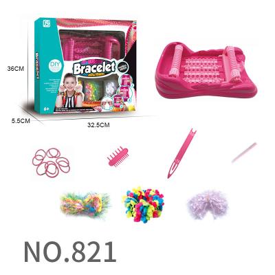 China Expand Elastic Rope Creativity Kids Hair Knitting Kit DIY Decoration Accessory for sale