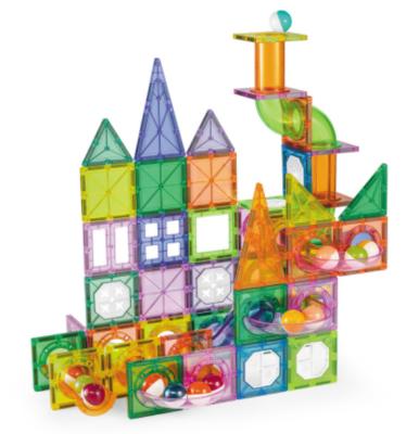 China 119pcs Creative Creative Design Push Back Magnet Educational Toys Building Blocks for sale