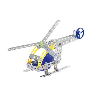 China Helicopter Set High Quality Small Size Vehicle Block Set Building Toy Alloy Model Toy for sale