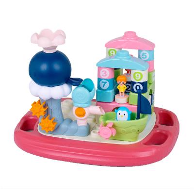 China Multifunctional DIY TOY Water Way Bath Toys With Building Blocks Promotional Gifts for sale