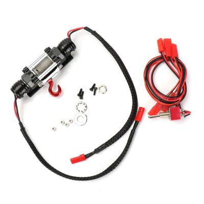 China Metal Automatic Return RC Dual Motor Simulated Winch for 1/10 RC Crawler Car SCX10 Axial TRX4 D90 D110 TF2 Tamiya CC01 Y007 for sale