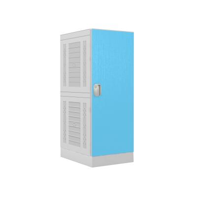 China Heavy Duty Waterproof Outdoor Furniture ABS Plastic Knockdown Structure Office Workers Staff Office Lockers for sale