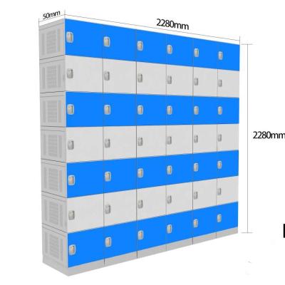 China Gym Factory Supply 100% Waterproof Solid Plastic ABS Locker Cabinet For Sports Center And Gym for sale