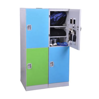 China Club Safe Electronic ABS Knockdown Structure Sports Locker Gym Plastic Storage Cabinet For Locker Room for sale