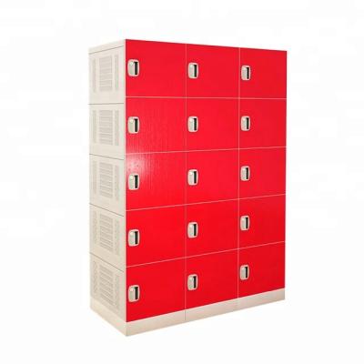 China High Quality Waterproof ABS Plastic Clothes Storage Center Entertainment Knockdown Structure Furniture Locker For Bathroom for sale