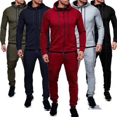 China Wholesale Hot Sale Mens Sweatsuit Mens Tracksuit Breathable Plus Size Men Jogging Suit for sale