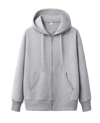 China Viable New Product Breathable Zipper Hoodies Exquisite Design Plain Tracksuit for sale