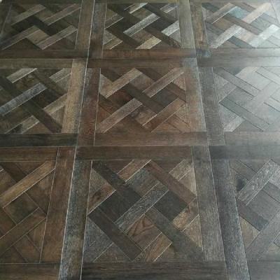 China Modern French Versailles Parquet Oak Wood Flooring for sale