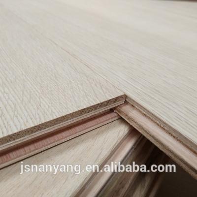 China Unfinished Engineered Plank Modern Oak 260mm Wide Flooring for sale