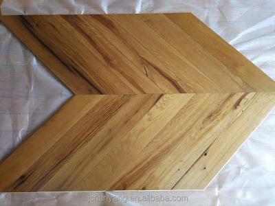 China Interior decoration natural oak herringbone multilayer parquet flooring of old for sale