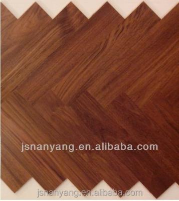 China Fancy Interior Decoration American Rose Walnut Herringbone Parquet Engineered Wood Flooring for sale