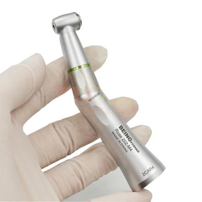 China Metal BE ROSE 202 4:1 CAR4 Dental Gear Decline Contra Angle Handpiece Low Speed for sale