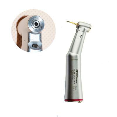 China Metal BE Rose 202CA15B Dental 1:5 Increasing Contra Angle Handpiece Low Speed ​​With LED Water Spray Handpiece 3 for sale