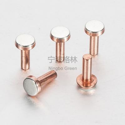 China Relays most popular unique design bimetal silver contacts copper contact points for sale