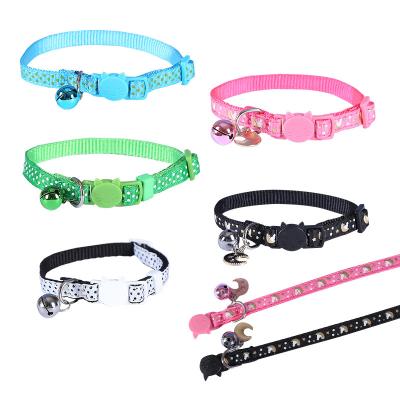 China Viable Fashion Kitten Cat Sequin Collar Neck Strap Adjustable Cat Accessories Pet Supplies for sale