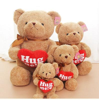 China New Valentine Gift Plush Toy Teddy Bear from Valentine Gifts Plush Teddy Bear with Red Heart LOGO Cartoon Cute Stuffed Animal Custom Toy Valentine Bear soft for sale