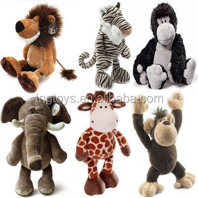 China Promotional Gifts Wholesale China Toy Manufacturer Custom Made Plush Toy Stuffed Wild Animal Toy for sale