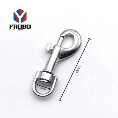 China good quality & Reasonable Price Various Styles Snap Bolt Hooks Accessories Custom Snap Hook With Eye Swivel for sale