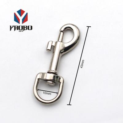 China good quality & Reasonable Price Unique Design Metal Swivel Snap Hooks Custom Snap Clasp Hardware Eye Bolt Hook With Ring for sale