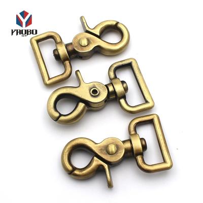 China good quality & Reasonable Price New Model Hardware Eye Shape Metal Swivel Key Snap Hook For Handbag for sale