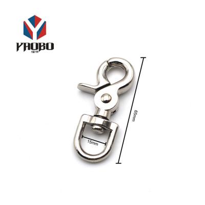 China good quality & Reasonable Price Design Metal Single Swivel Clasp Key Chain Ring Custom Snap Hook for sale