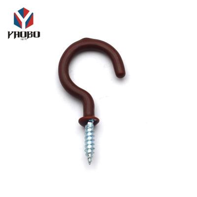 China good quality & Customized Reasonable Price Eye Open Screw Hooks Decorative House Metal Ceiling Cup Hook Screw for sale