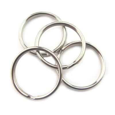 China good quality & Reasonable Price Large Quality Bulk Nickel Plated Split Ring Wholesale Metal Size Large for sale