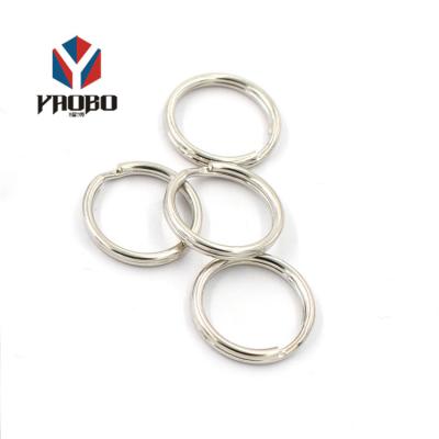 China good quality & Reasonable Price Fashion Custom Shape 10mm Round Edge Stainless Steel Key Chain Split Ring for sale