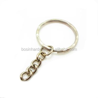 China good quality & Reasonable Price Customize Ring Metal Rippled Split Ring For Key Chain for sale