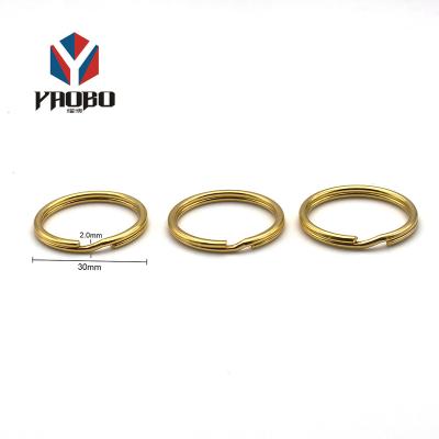 China good quality & Reasonable Price More New Style China Custom Round Edge Metal Chain Key Split Ring Accessories for sale