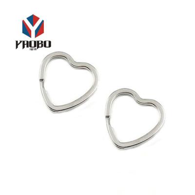 China good quality & Heart Shape Key Ring Split Ring Bulk Nice Quality Professional Metal Reasonable Price for sale