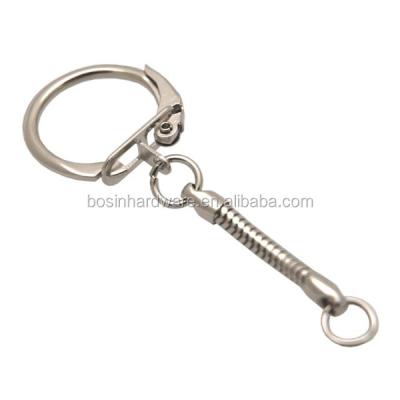 China good quality & High Quality Reasonable Price Fashion Metal Key Chain Latch Nickel Plated Snake Lever for sale