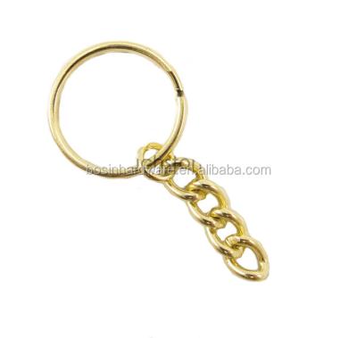 China good quality & Hot Selling Key Lock Ring High Quality Metal Gold Key Ring For Keychain Reasonable Price for sale