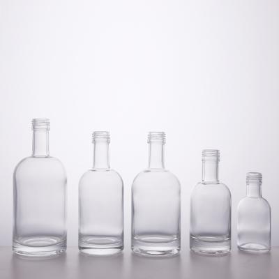 China Beverage Factory Customized 100ml Wine Juice Beer Glass Bottle With Transparent Lids for sale