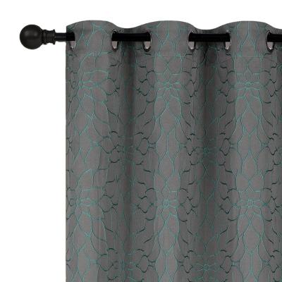 Китай Anti-Static Hot Selling Luxury European 100%Polyester Jacquard Curtain Fabric For Living Room продается