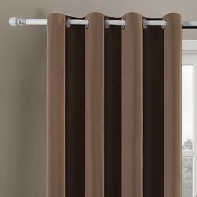 China 100% Blackout Blackout Curtains For Bedroom Thermal Insulated Striped Drapes 84 Inch Double Layer Curtain for sale