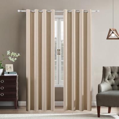 China Wholesale Custom Luxury Blackout Mats Blackout Double Sided Curtain for sale