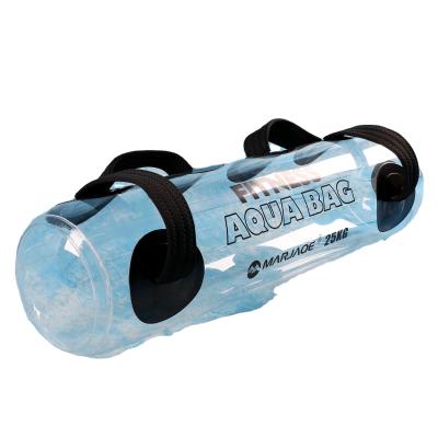 China Durable Eco-friengly PVC Weightlifting Aqua Bag Transparent Water Filled Power Bag for sale