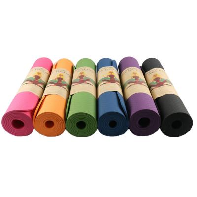 China Colorful Yoga Mat Travel Cork Non Slip Yoga Mat Eco Friendly Tape Yoga Mat for sale