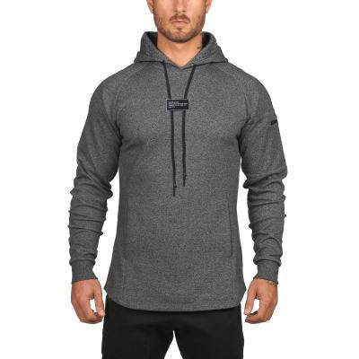 China Casual Hooded Sports Sweater Mens Cotton Breathable Fitness Top Jacket for sale