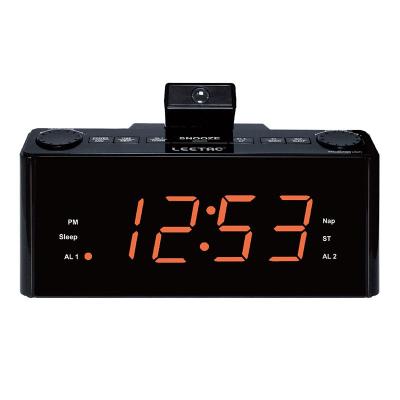 China Professional Manufacturer Home Built in Stereo Speaker LED Display Digital FM Desktop Clock Radio for sale