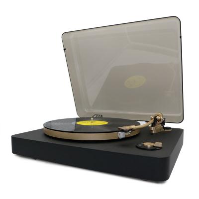 China AC Turntable with Bluetooth Transmitter Vinyl Record Belt Drive Built-in Preamp High Quality with Blue-tooth Retro Transmitter Needle Player Phonograph Turntable for sale