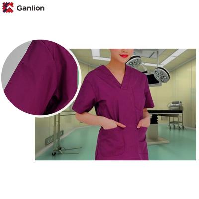 China Anti Chlorine Bleach Polyester / Cotton 185g Medical Twill Workwear Fabric Shrink-Resistant for sale