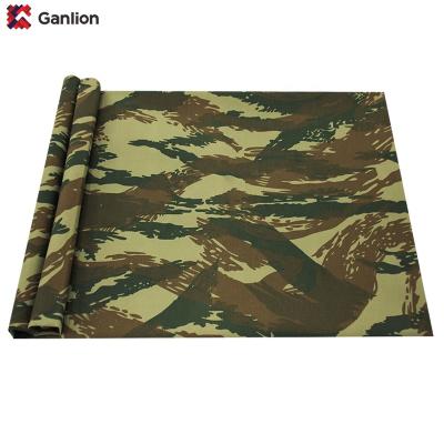 China Waterproof European Military Camouflage Fabric/Water Repellent Polyester Rip-stop Anti-infrared Fabric for sale